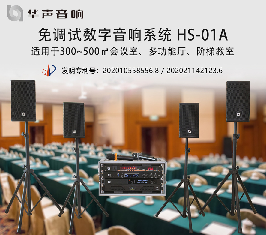 100-300㎡圓桌（zhuō）會議室 數字音頻擴聲係統（tǒng） HS-01A(圖1)