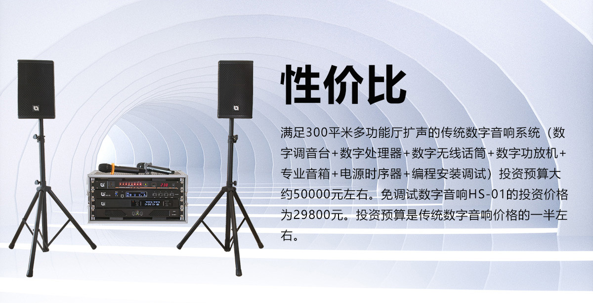 HS-01 免調（diào）試數字音響係統(圖11)